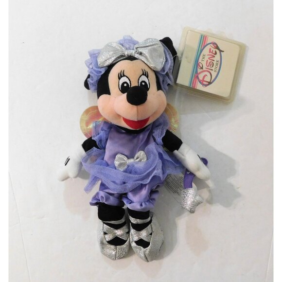 Disney Store Sugar Plum Minnie Mouse Mini Bean Bag Plush Doll Nutcracker 9 Inch - Picture 3 of 6